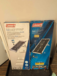 Coleman 40 Watt 12 Volt Crystalline Solar Panel Kit x 2