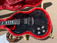 Left-Handed Gibson SG Modern guitar - Ebony Fade 2021