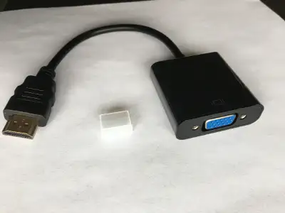 ADAPTEUR CONVERTISSEUR HDMI To VGA CABLE CONVERTER, View more