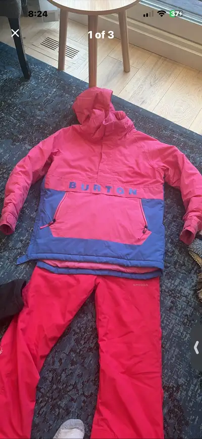 Girls Burton ski coat and Spyder ski pants , View more