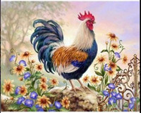Paint by numbers - rooster