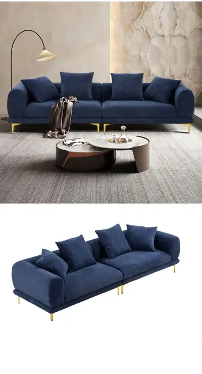Modern Low-Profile Sofa – Excellent Condition, View more