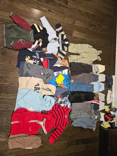 Baby clothes lot long sleeve (size 3-6 months), View more