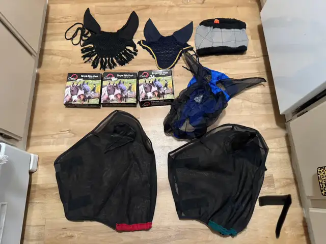 horse fly sheets and fly masks for sale in Equestrian & Livestock Accessories in Penticton - Image 8