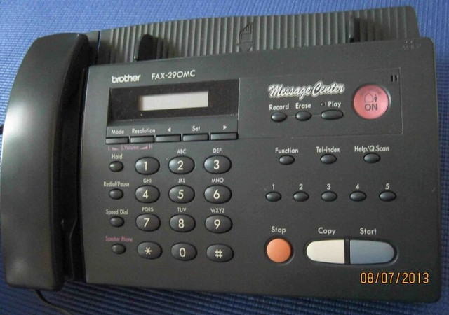 Brother Personal Fax -290MC in Other in Delta/Surrey/Langley