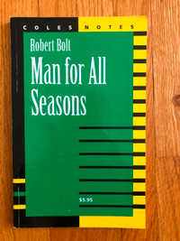 COLES NOTES - MAN FOR ALL SEASONS