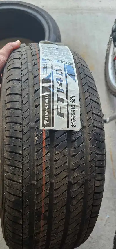 Upgrade your ride with this Firestone FT140 215/55R16 tire, which is in new condition with its origi...
