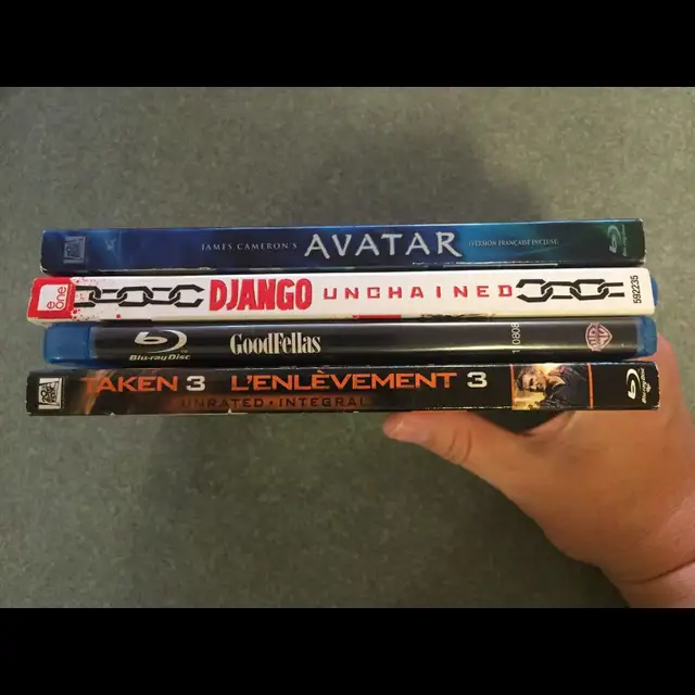 Blurays EUC Goodfellas Django Unchained Avatar Taken 363347537242627122