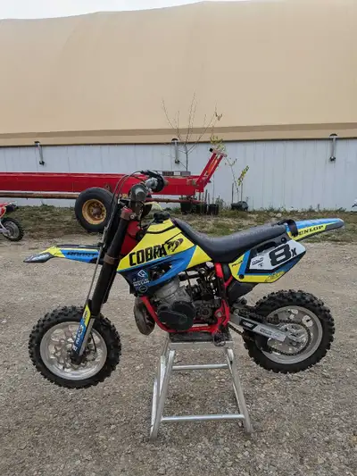 Up for grabs is my well-maintained 2015 Cobra CX50 JR Dirt Bike – the perfect entry-level ride for y...