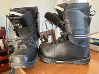 Snowboard Boots and Helmet
