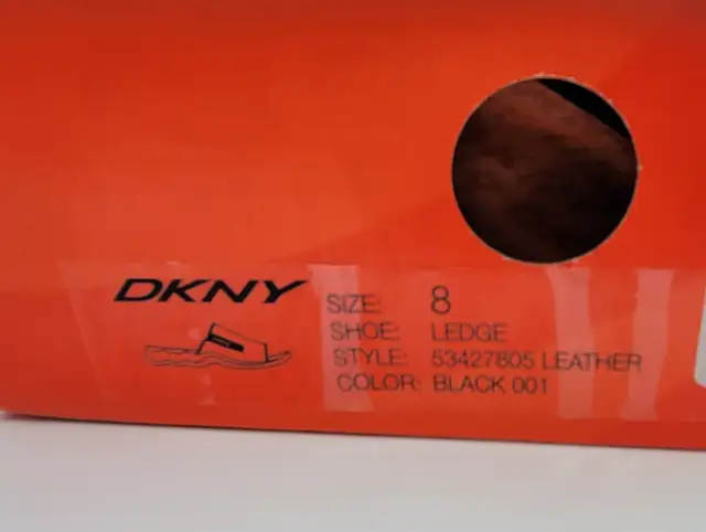DKNY Ledge  Women's Size 8US Leather Slides - Black & Grey in Women's - Shoes in Windsor Region - Image 9