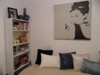 A furnished room for rent on the main floor -female only