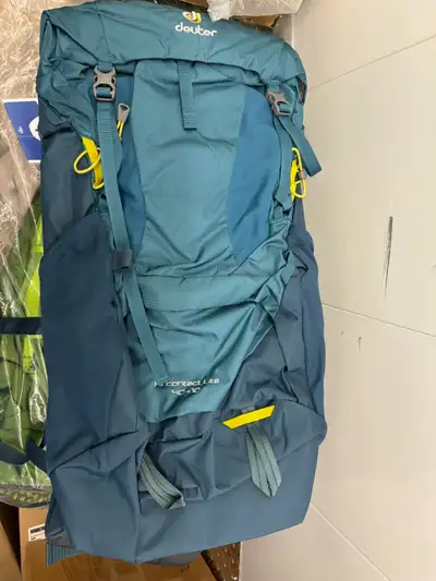 New Deuter Aircontact Lite 40 + 10 Backpack Denim - Arctic / OS, View more