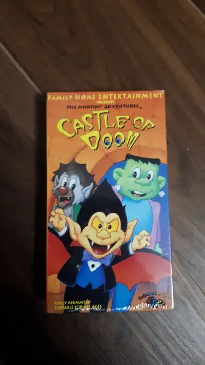 VHS THE NORFIN ADVENTURES CASTLE OF DOOM, HALLOWEEN, TROLLS GEM, View more