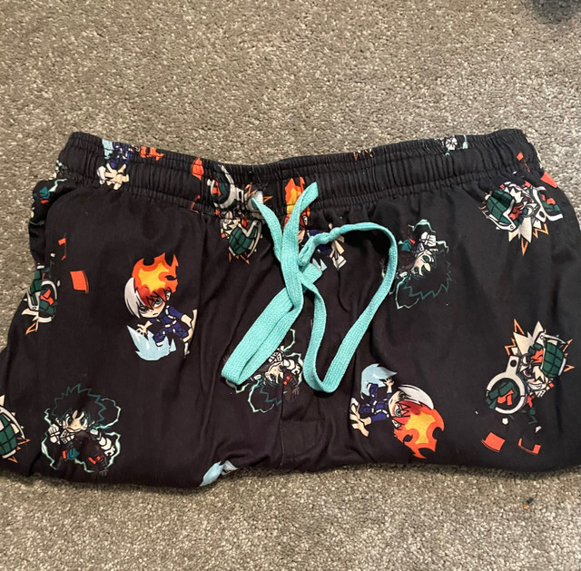 My hero academia pj pants (men’s size small) in Other in Ottawa