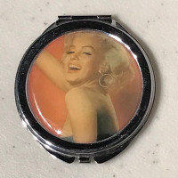 Marilyn Monroe Blonde Bombshell Double Mirror Makeup Compact