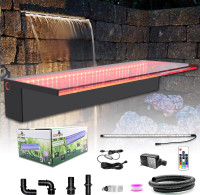Waterfall Fountains Kit for Garden, Patio, Swimming Pool, Pond