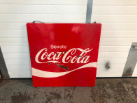 Coca Cola sign  garage collection car classic vintage museum