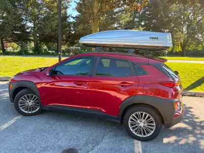 This roof top car carrier is sleek and stylish, and would work great with an SUV, truck or van. It w...