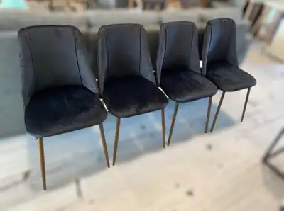  Black Velvet Dining Chairs, View more