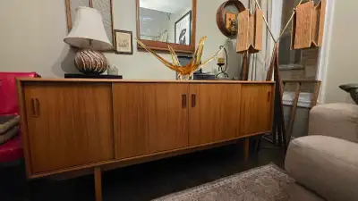 MCM vintage Teak credenza , View more
