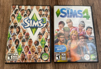 The Sims 3 & 4 PC Video Games