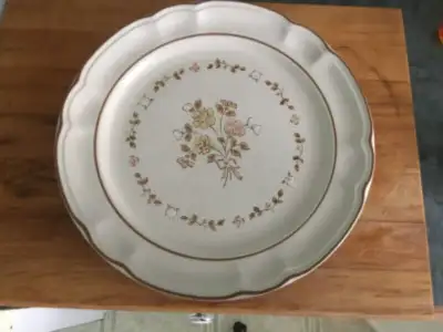 I have several pieces of Cordella Collection stoneware Burnet for sale. I have 8 dinner plates. 10 3...