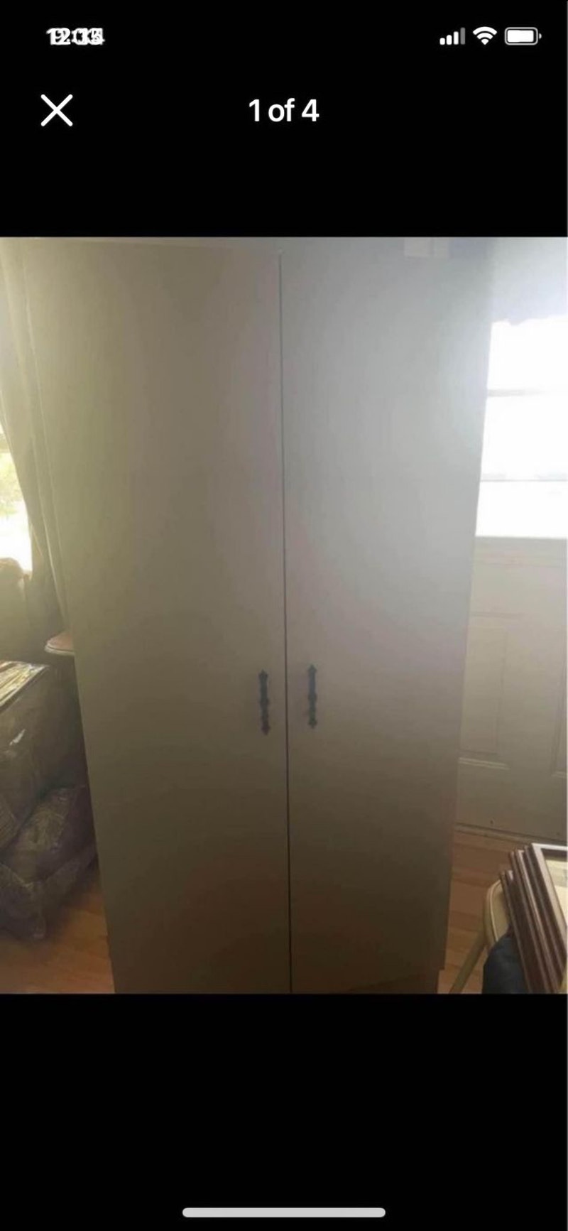 5 ft Tall 2 door Metal Hutches & Display Cape