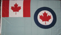 Royal Canadian Air Force Flag w/header & brass Grommets-3x5 New