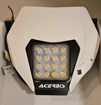 Acerbis VSL Motorcycle LED headlight,  New.