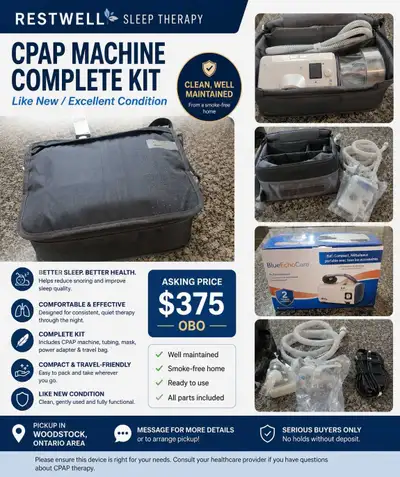 ResMed AirSense 10 AutoSet CPAP Machine – Complete Kit, View more