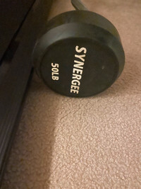 Synergee Barbell 50LB for sale! Home Gym upgrade!