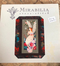 FAIRY FLORA -Mirabilia Cross Stitch Pattern, Aida+llishments