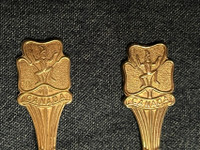 Canada Girl Guide Collectible Spoons - Two