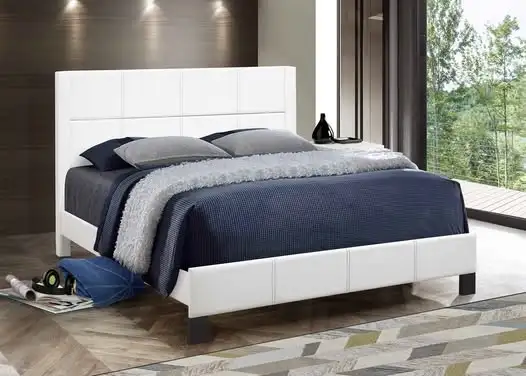 Lit double avec tête de lit moderne in Beds & Mattresses in City of Montréal - Image 2