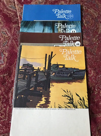 Palette Talk publication (4) by Grumbacher circa 1980