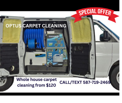 $120 Whole House Truckmount Deep Steam Carpet Cleaning Cleaner