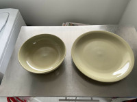 Sage Serving Set, 9” bowl, 12” plate