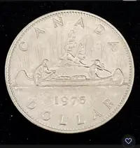 1975 Canada Silver Dollar