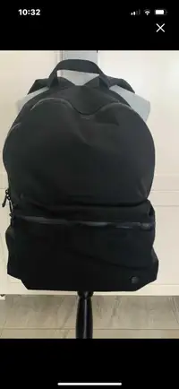 New Black Sleek Lululemon Backpack