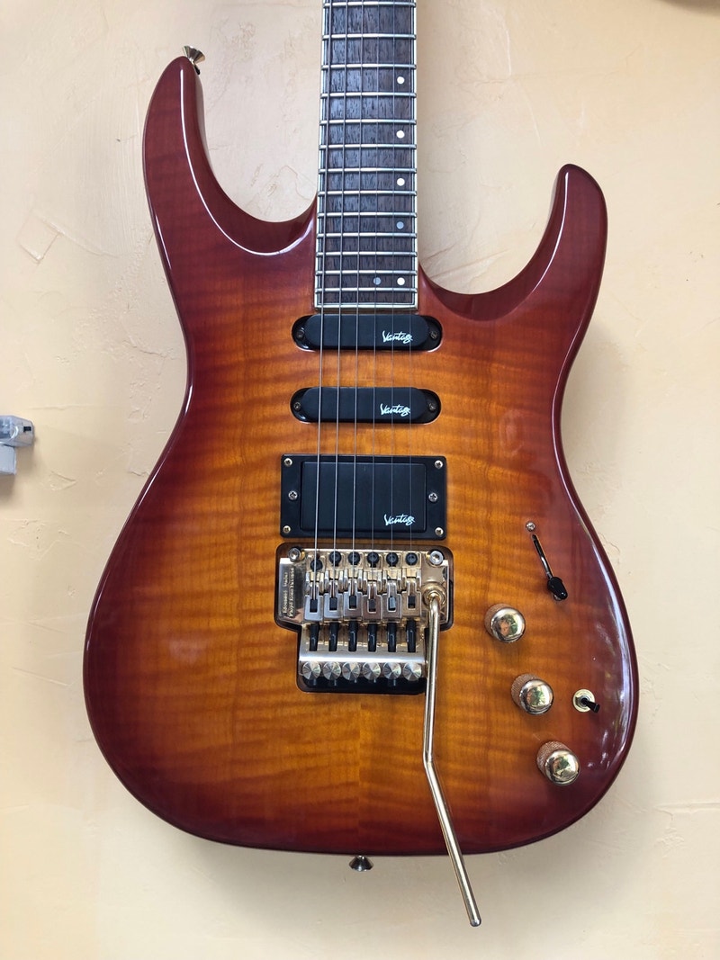 1992 Vantage Floyd Rose electric guitar Guitars Calgary Kijiji