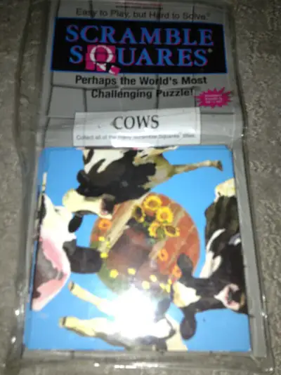 Scramble Squares Cows Puzzle for sale, View more