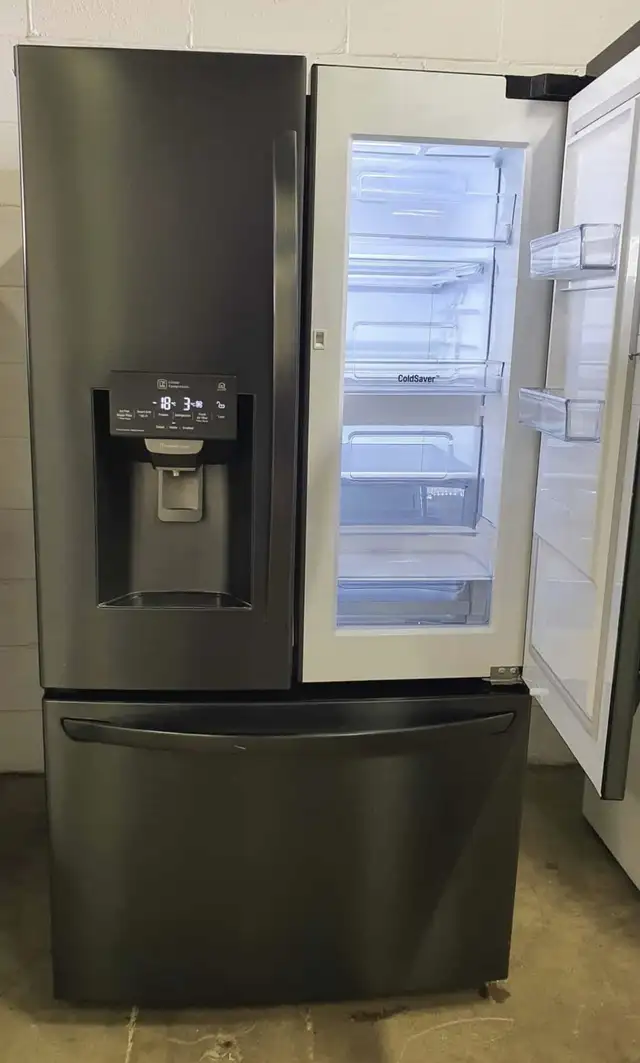 SALE! Refrigerator “LG” H70/W36/D33 Black Matte Stainless Steel  in Refrigerators in City of Toronto - Image 3