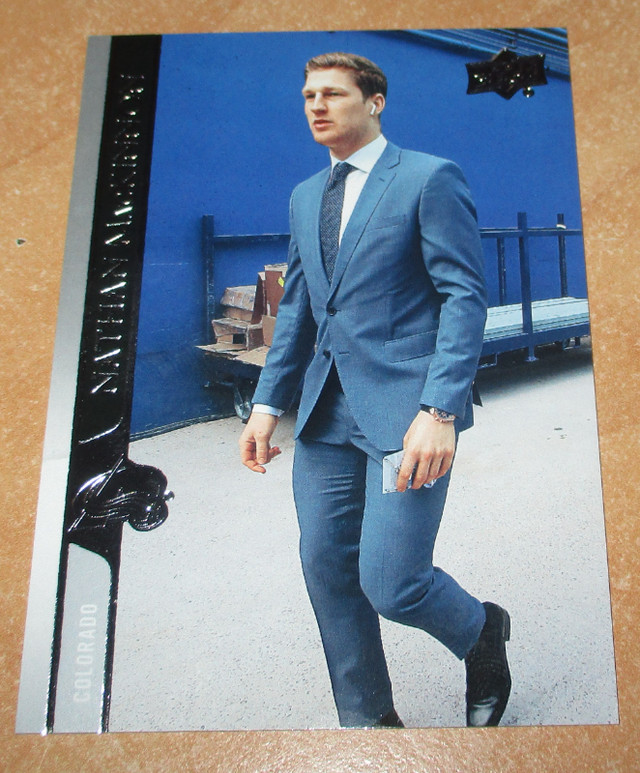( 3 )  Nathan MacKinnon Upperdeck Hockey Cards in Arts & Collectibles in Gatineau - Image 2