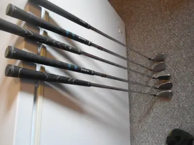 FIVE LEFT HANDED GOLF IRONS, View more
