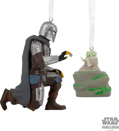 Hallmark Storied Moments The Mandalorian & Grogu Ornaments, View more