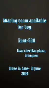 Room available for rent 