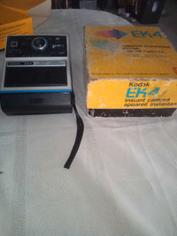 Kodak EK4 instant camera and box. 