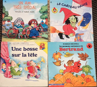 4x french language children's books