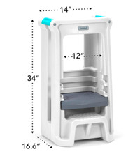 SimplePlay 3 Toddler Tower adjustable Step stool